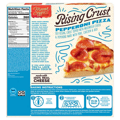 Mama Cozzi's Pizza Kitchen Pepperoni Rising Crust Pizza, 30.20 oz